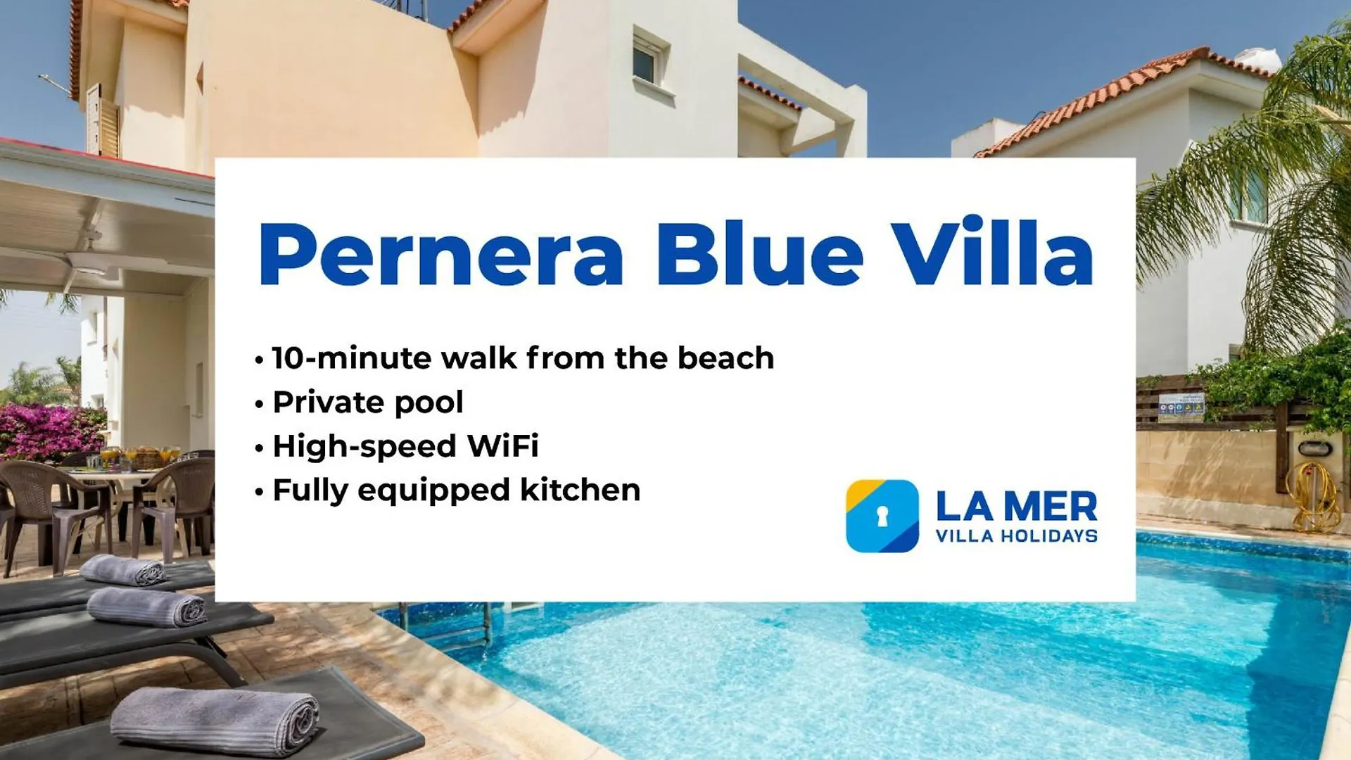 Pernera Blue Villa Protaras Kypr